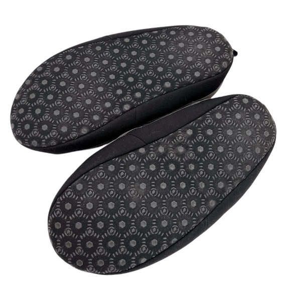 The North Face Black Gray Puffer Slippers Men's L - Picture 8 of 9